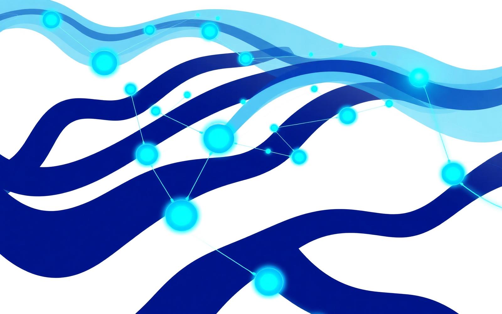 Illustration of an agent swarm orchestrating a revenue pipeline